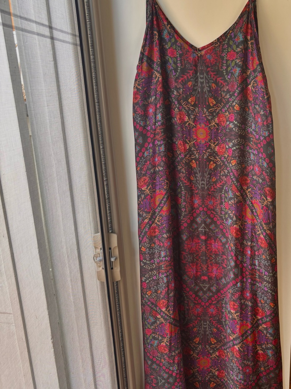 NATURAL LIFE Floral Maxi Dress- L